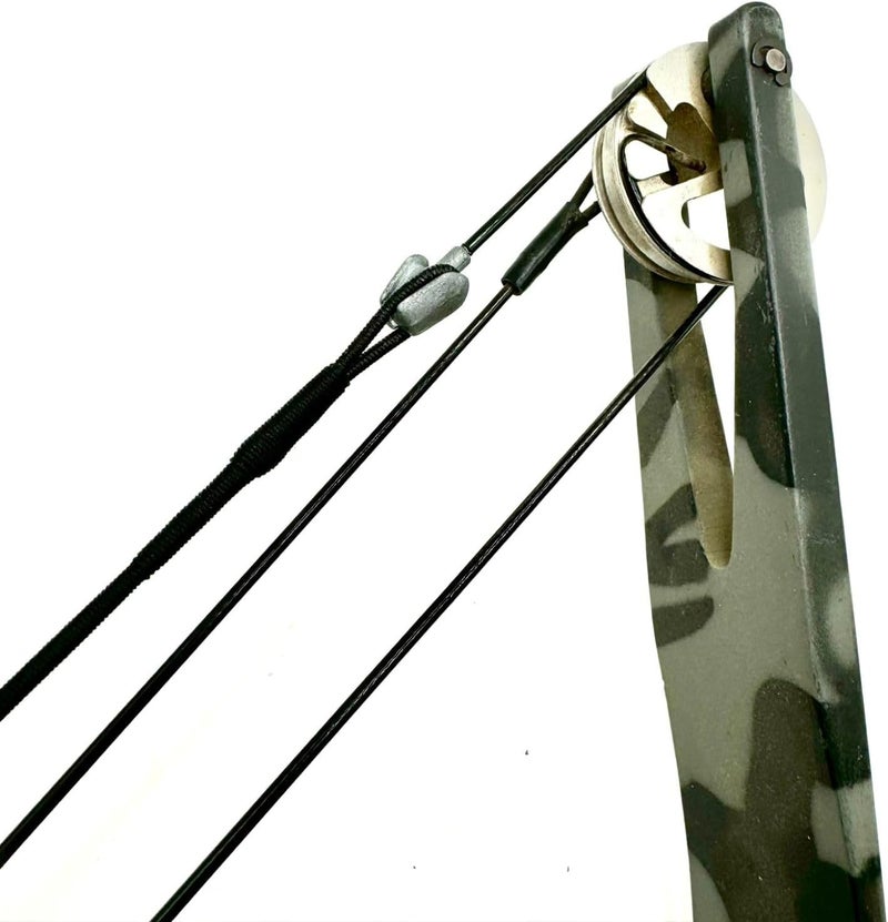 Tear Drop Compound Bowstring - B55 Dacron 16 Strands - Replacement Teardrop Bowstrings for Older Style Compound Bows with Steel Cables
